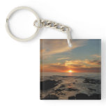 San Diego Sunset II California Seascape Keychain