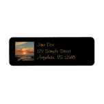 San Diego Sunset II California Seascape Label