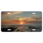 San Diego Sunset II California Seascape License Plate