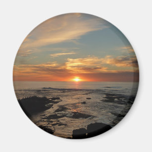 San Diego Sunset II California Seascape Magnet