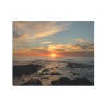 San Diego Sunset II California Seascape Metal Print
