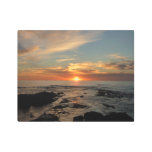 San Diego Sunset II California Seascape Metal Print