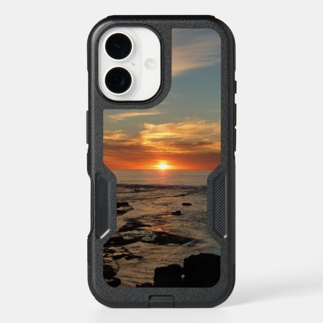 San Diego Sunset II California Seascape Otterbox iPhone Case (Back)