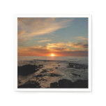 San Diego Sunset II California Seascape Paper Napkins