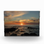 San Diego Sunset II California Seascape Photo Block