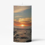 San Diego Sunset II California Seascape Pillar Candle
