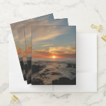 San Diego Sunset II California Seascape Pocket Folder