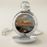 San Diego Sunset II California Seascape Pocket Watch