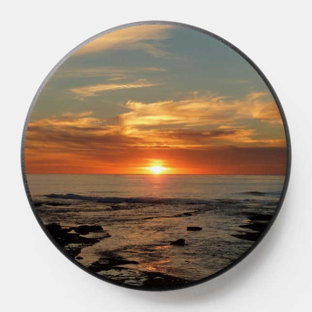 San Diego Sunset II California Seascape PopSocket (Popsocket)