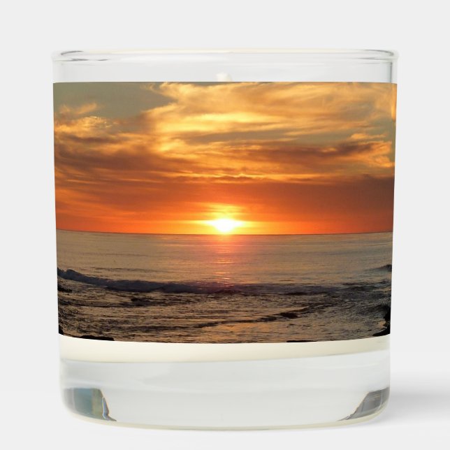 San Diego Sunset II California Seascape Scented Candle (Right)