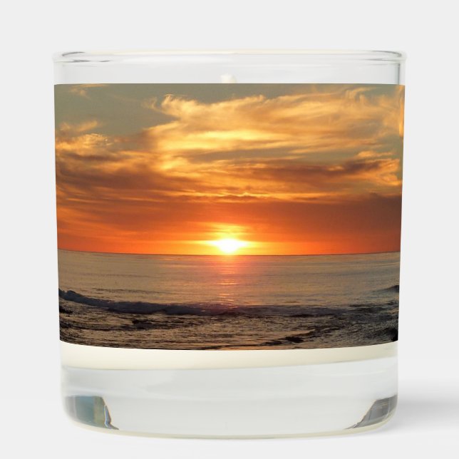 San Diego Sunset II California Seascape Scented Candle (Right)