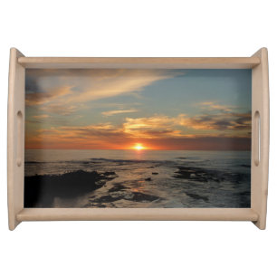 San Diego Sunset II California Seascape Serving Tray