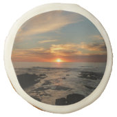 San Diego Sunset II California Seascape Sugar Cookie (Front)