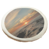 San Diego Sunset II California Seascape Sugar Cookie (Angled)
