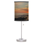 San Diego Sunset II California Seascape Table Lamp (Left)