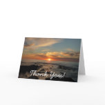San Diego Sunset II California Seascape Thank You Card