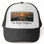 San Diego Sunset II California Seascape Trucker Hat