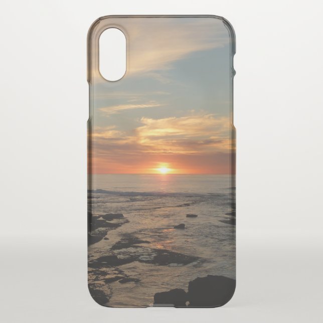 San Diego Sunset II California Seascape Uncommon iPhone Case (Back)