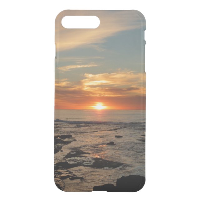 San Diego Sunset II California Seascape Uncommon iPhone Case (Back)