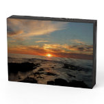 San Diego Sunset II California Seascape Wooden Box Sign