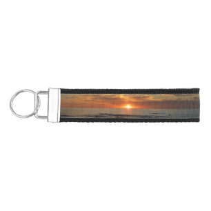 San Diego Sunset II California Seascape Wrist Keychain