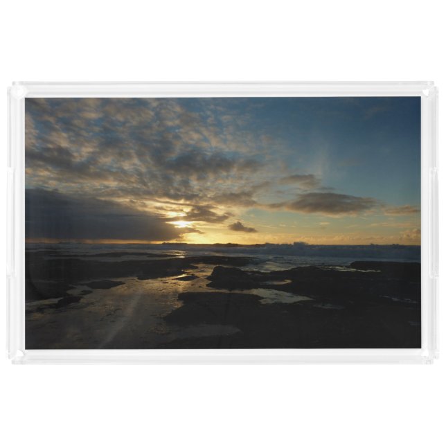 San Diego Sunset III Stunning California Landscape Acrylic Tray (Front)