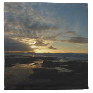 San Diego Sunset III Stunning California Landscape Cloth Napkin