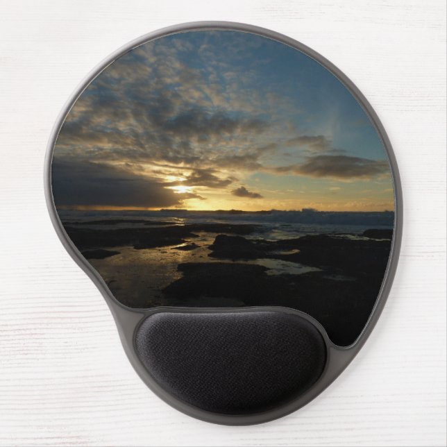 San Diego Sunset III Stunning California Landscape Gel Mouse Pad (Front)