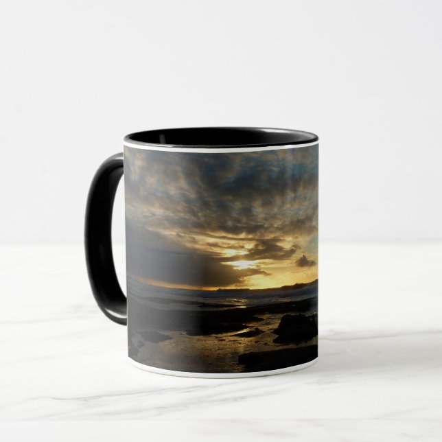 San Diego Sunset III Stunning California Landscape Mug (Front Left)