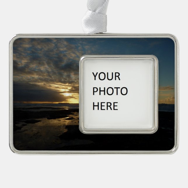 San Diego Sunset III Stunning California Landscape Ornament (Front)