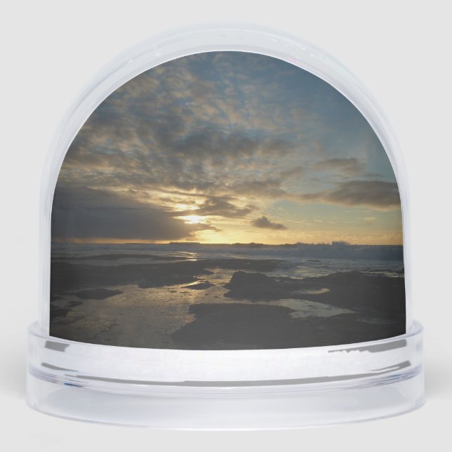 San Diego Sunset III Stunning California Landscape Snow Globe (Front)