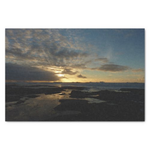 San Diego Sunset III Stunning California Landscape Tissue Paper