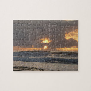 San Diego Sunset IV California Seascape Jigsaw Puzzle