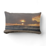 San Diego Sunset IV California Seascape Lumbar Pillow