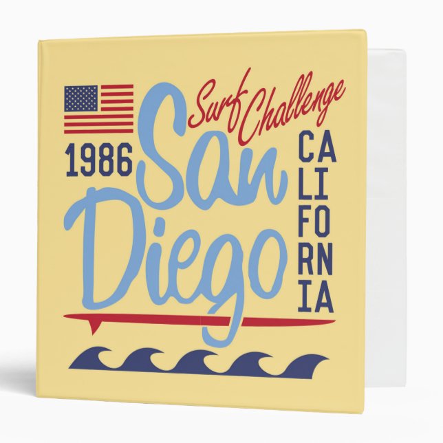 San Diego Surf Challenge 1986 Binder (Front/Inside)