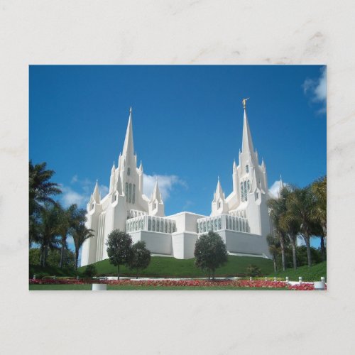 San Diego Temple Postcard
