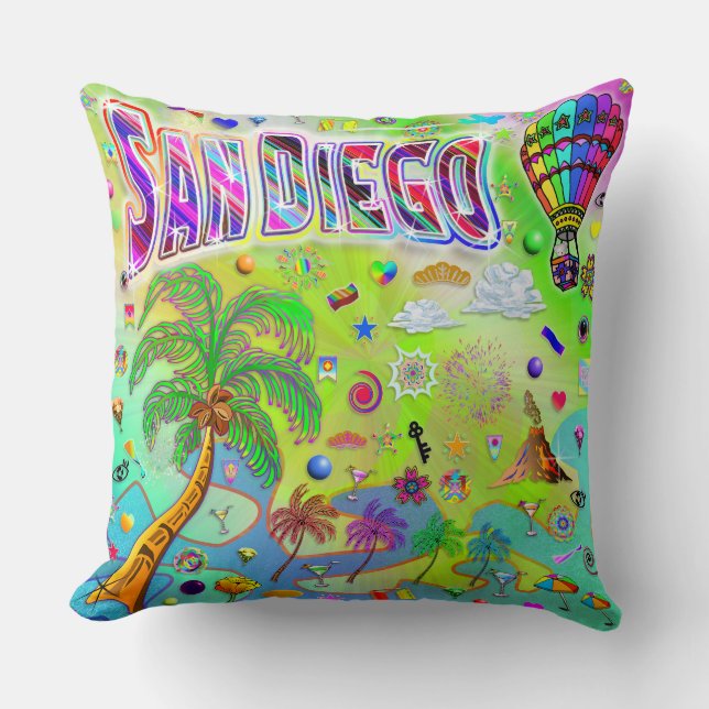 San Diego Timeless Melody Pillow (Front)