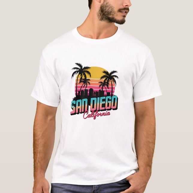 San Diego Travel Souvenir T-Shirt (Front)