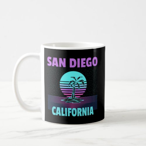 San Diego Vacation _ Palm Tree Coffee Mug