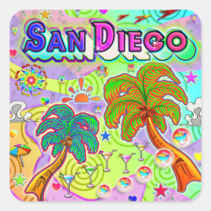 San Diego Vacation Target Sticker