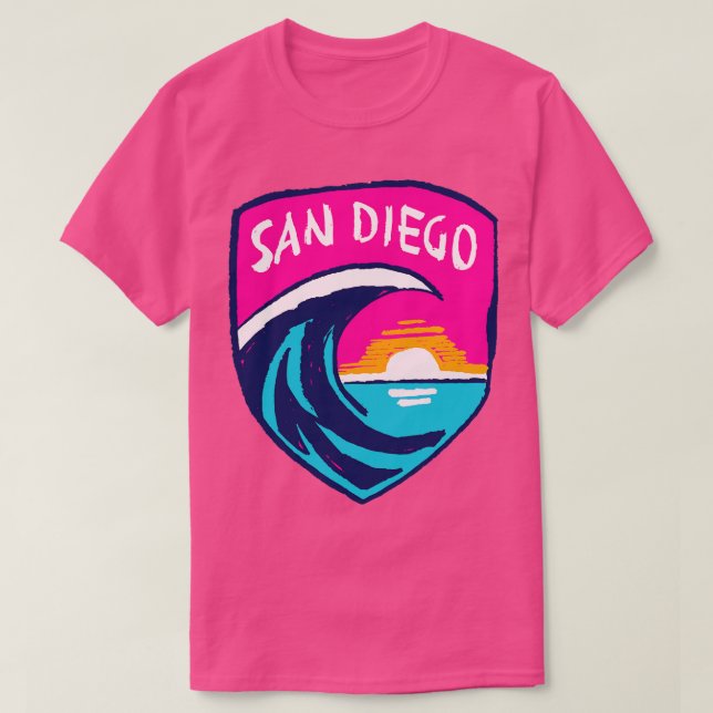 San Diego Waveeee T-Shirt (Design Front)