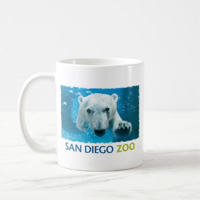 San Diego Zoo Polar Bear Coffee Mug (Left)