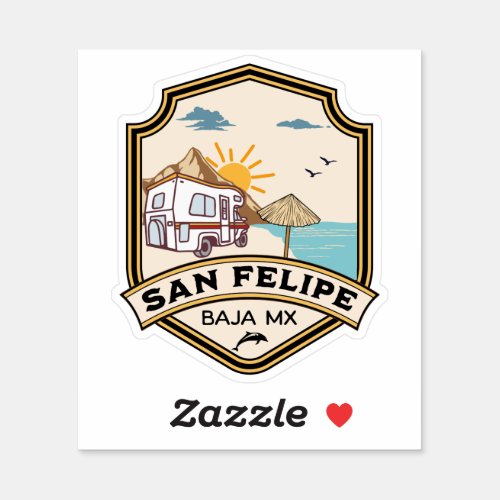 San Felipe Baja California Sur Mexico RV Sticker