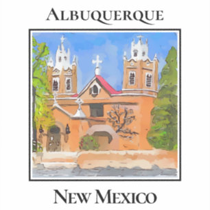 San Felipe de Neri Mission Church, Albuquerque Sticker