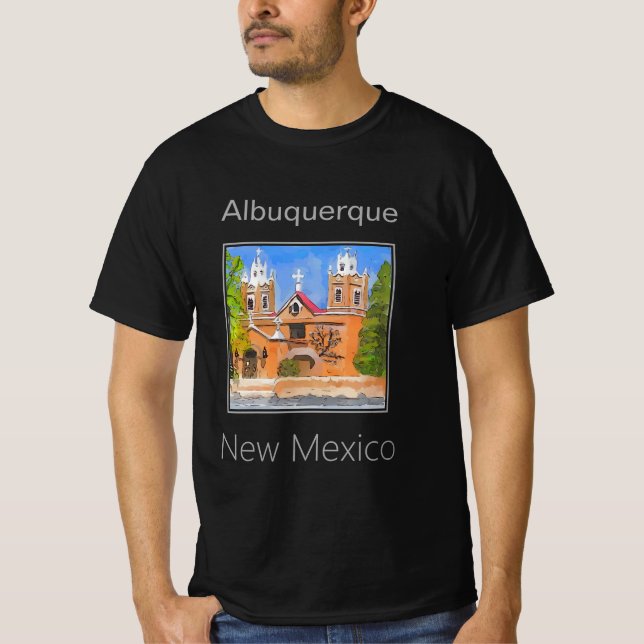 San Felipe de Neri Mission Church, Albuquerque T-Shirt (Front)