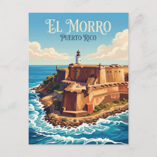 San Felipe del Morro Fortress Puerto Rico Postcard
