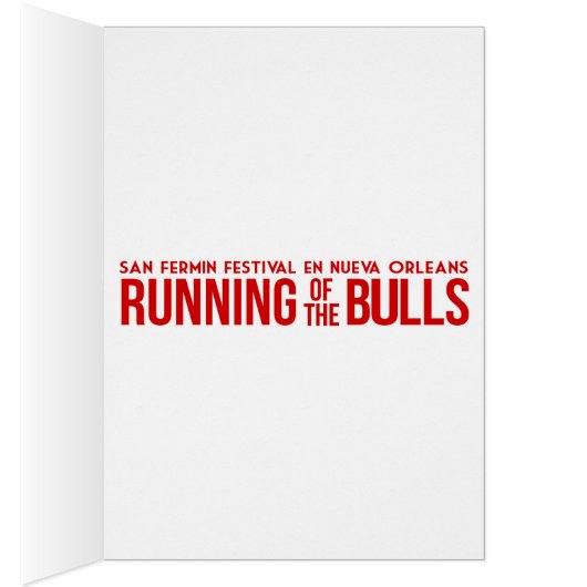 San Fermin in New Orleans Running of the Bulls (Inside (Right))