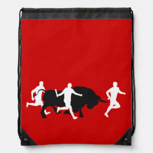 San Fermin, Pamplona: running with the bulls, Drawstring Bag