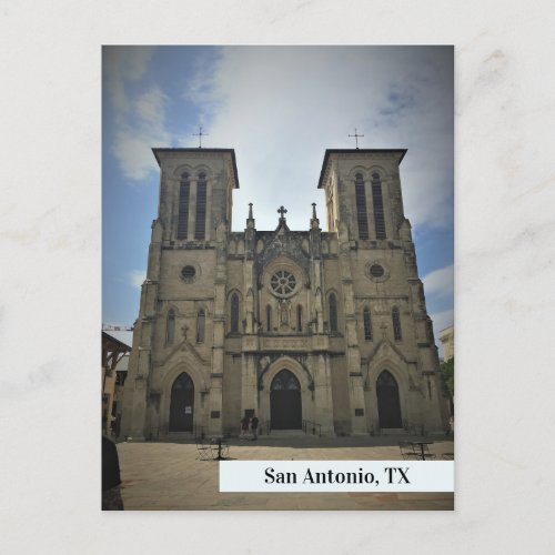 San Fernando Cathedral San Antonio Travel Postcard
