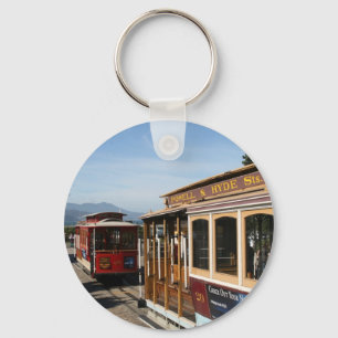 san fran trolley keychain
